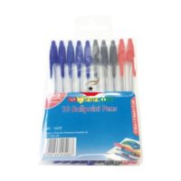 Homeware Essentials Ballpoint Pens 10 Pack - Assorted Colours