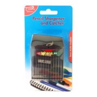 Homeware Essentials Pencil Sharpener 2 Pack & Catcher