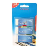 Homeware Essentials Erasers 3 Pack