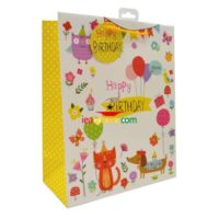 Large Gift Bags - Happy Birthday (26cm x 32cm)