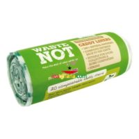 Waste Not Compostable Caddy Liners 10 Litre - Roll of 20