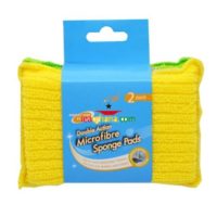 Homeware Essentials Microfibre Sponge Pads 2 Pack