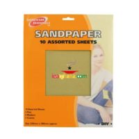 Homeware Essentials Sandpaper 10 Pack - Assorted Sheets