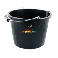 Heavy Duty Black Builder's Bucket 12 Litre