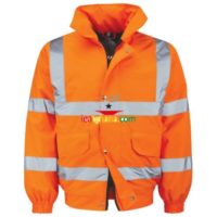 Vizwear Hi Vis Bomber Jacket Orange - 2XL