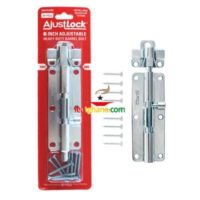 AjustLock Heavy Duty Barrel Bolt Lock 6"