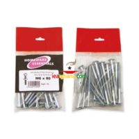 Homeware Essentials Roofing Bolts & Nuts (M6 x 80mm)