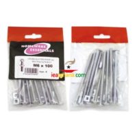 Homeware Essentials Roofing Bolts & Nuts (M6 x 100mm)