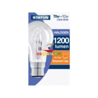 Status Halogen 70w=92w Bayonet Cap Light Bulb