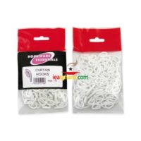 Homeware Essentials White Curtain Hooks 100 Pack