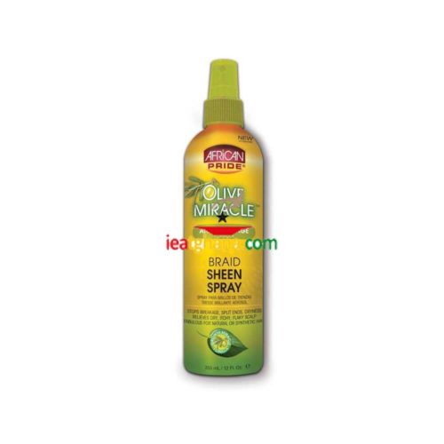 Ecostyler Edge Control Olive Braid Sheen Spray 12oz