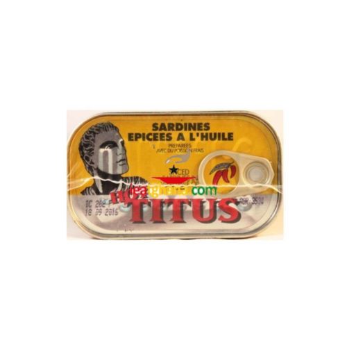 Titus Spiced Sardines in Vegetable Oil 3 x 125g