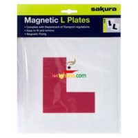 Magnetic Red L Plates 2 Pack