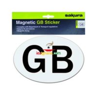 Magnetic GB Car Sticker 180mm x 120mm