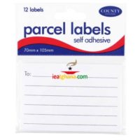 Parcel Labels 12 Pack