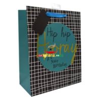 Large Gift Bags - Hip Hip Hooray (26cm x 32cm)