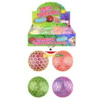 Mesh Glitter Squish Balls - Assorted Colours