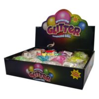 Glitter Bouncing Balls - Assorted Colours