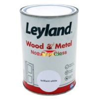 Leyland Wood & Metal Non Drip Gloss 1.25 Litre - Brilliant White