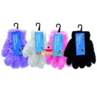 Homeware Essentials Childrens Feather Gloves - Assorted Colours