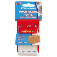 Homeware Essentials Packaging Tape With Dispenser 48mm x 20m