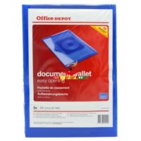 A4 Document Wallets 5 Pack - CD Pocket