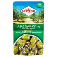 70g Crespo Les Olives du Marché Pitted Green Olives with Herbs &