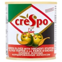 200g Crespo Green Olives with Anchovy Stuffing