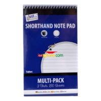 Shorthand Note Pad Multi-pack (50 Sheets x 3 Pads)