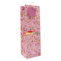 Bottle Gift Bags - Pink