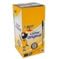 BIC Cristal Original Pens 50 Pack - Black