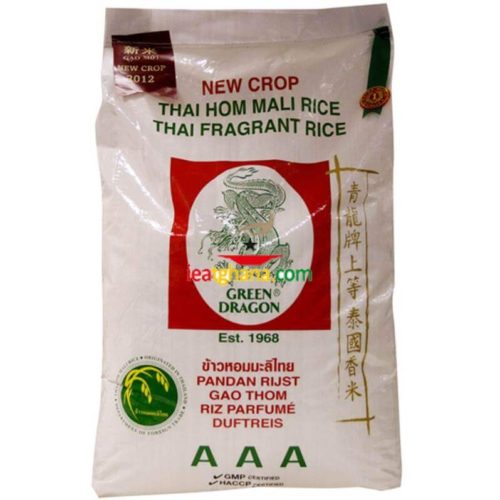 Green Dragon Thai Jasmine Fragrant Rice 20kg