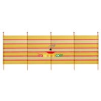 Orange Striped Windbreak - 5 Pole