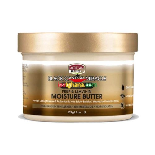 African Pride Black Castor Moisture Prep Cream 8oz