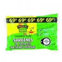 Tropical Sun Canadian Sardines with Hot Peppers