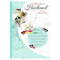 Everyday Greeting Cards code 75 - Husband Anniversary