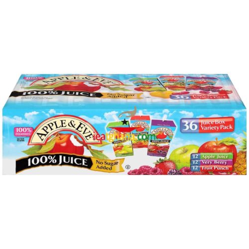 Apple eve 36 juice box of variety