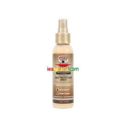 African Pride Black Castor Heat Protectant Spray 4oz