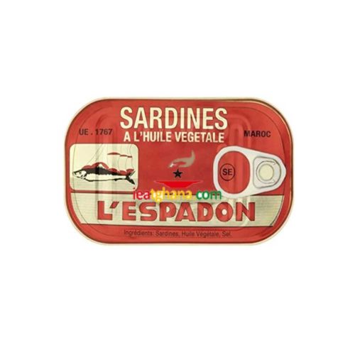 L'espadon Sardines In Vegetable Oil 125g