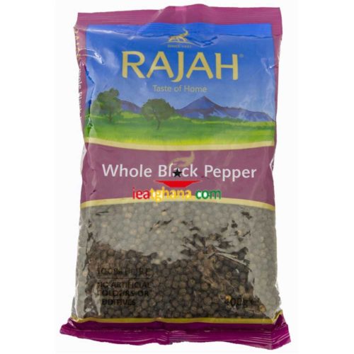 Rajah Whole Black Pepper 400g