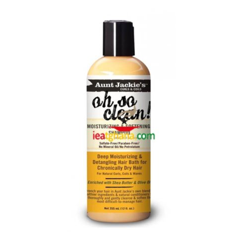 Africa's Best Aunt Jackie's Oh So Clean Moist & Shampoo 12oz