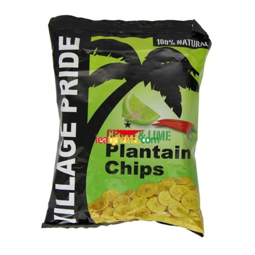 Village Pride Plantain Chips Chilli & Lime Garlic 75g