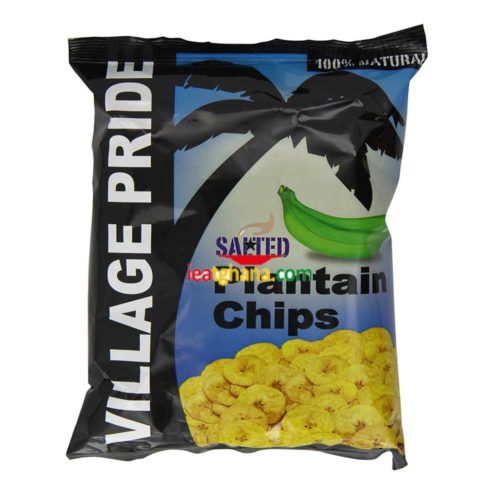 Village Pride Plantain Chips Salted 75g