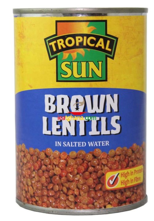 Brown Lentils - Tinned 400g