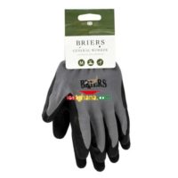 Briers Black General Worker Gardening Gloves - Medium