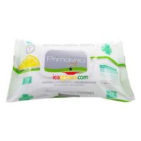 Primavea Antibacterial Skin Wipes 72 Pack - Fresh Lemon